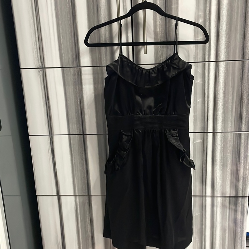Marc by Marc Jacob black silk dress size 4, New without tag.